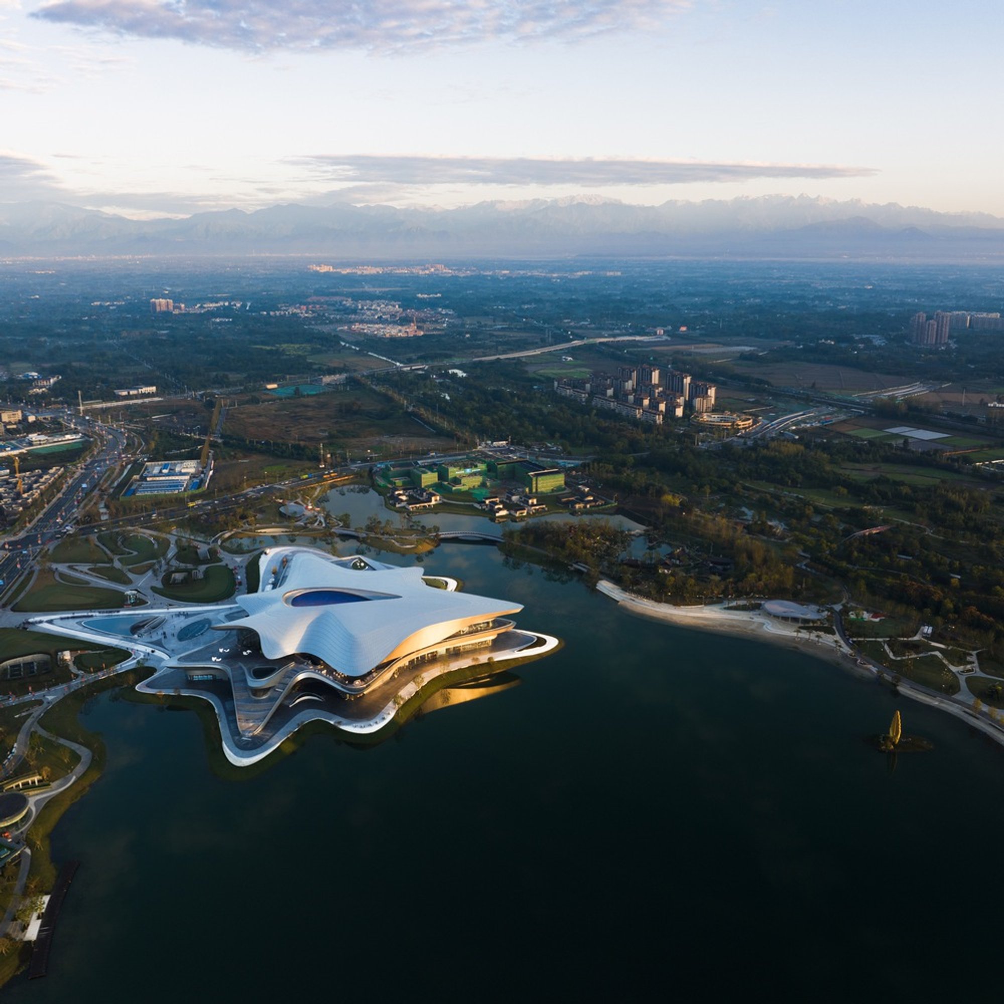 Chengdu Science Fiction Museum by Zaha Hadid Architects: A Futuristic Landmark in China