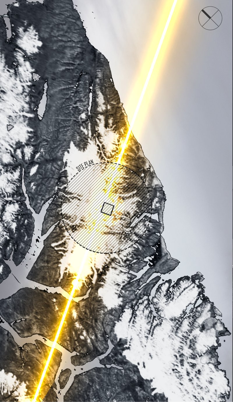 Site Plan Overlay – Mapping the location for the innovative Underglass Ocean city.