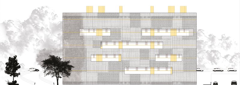 Sustainable Facade Innovation – A responsive architectural skin optimizing natural light and ventilation.