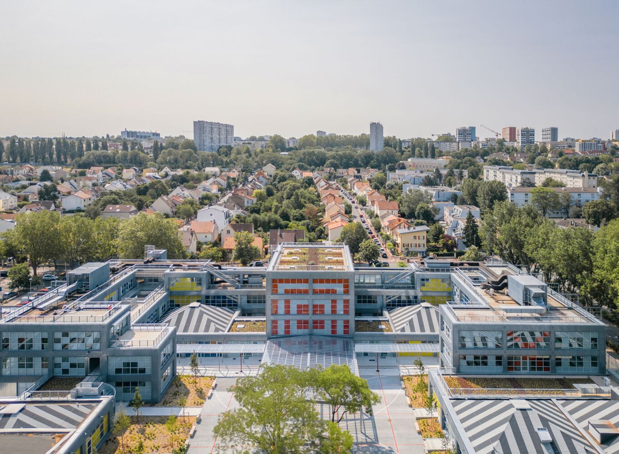 Anne Frank Middle School Renovation by MARS Architectes: A Contextual Approach to 20th-Century Heritage Preservation