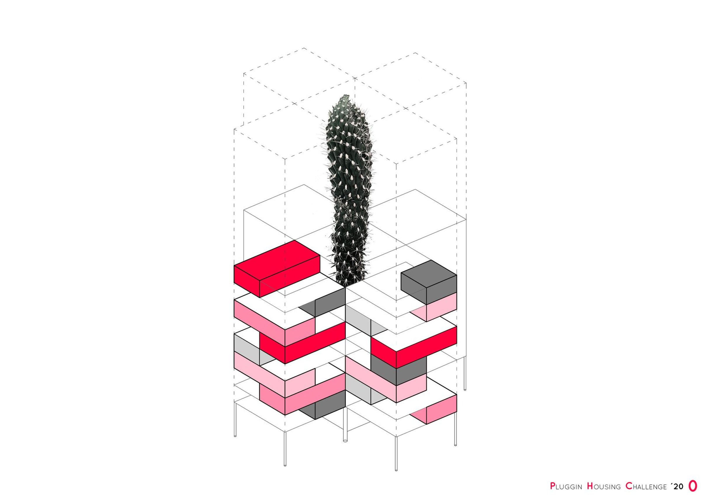 Cactus Adaptability: Modular Architecture for Sustainable Urban Living