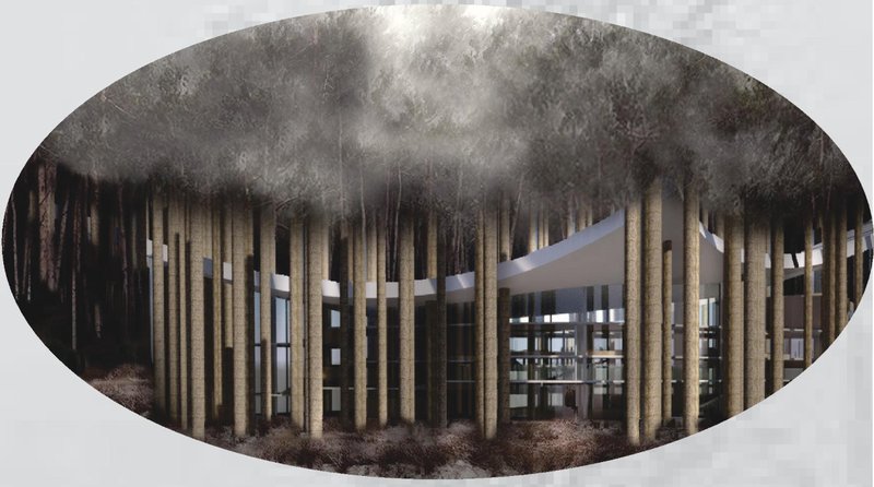 Glass walls dissolve boundaries, immersing occupants in nature while promoting sustainability and serenity.