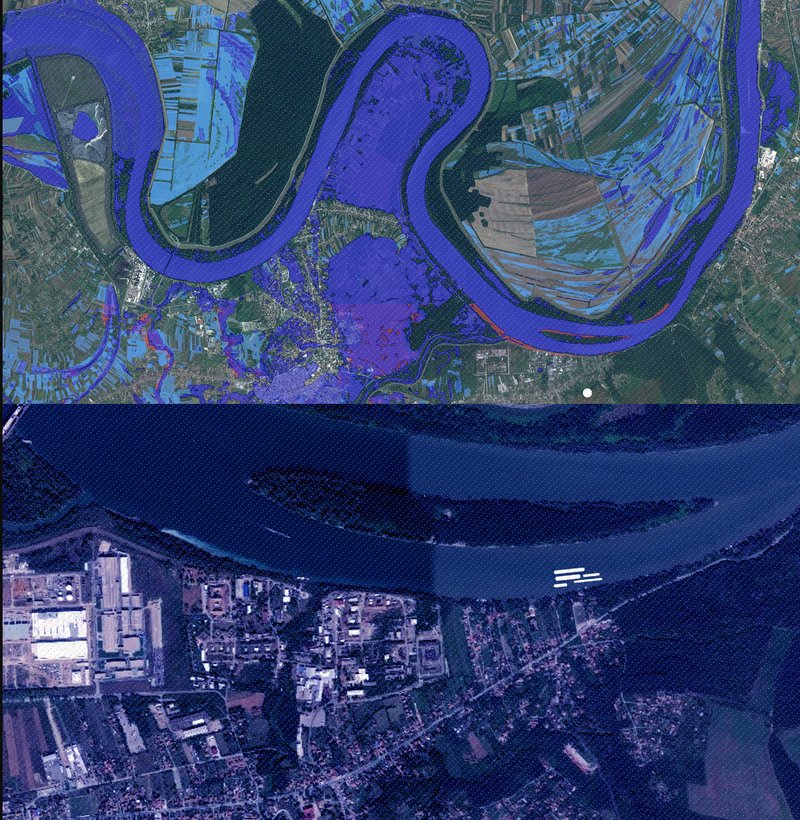 Flood Risk Mapping – A geographic analysis of flood-prone areas in Obrenovac, Serbia, influencing the design strategy.