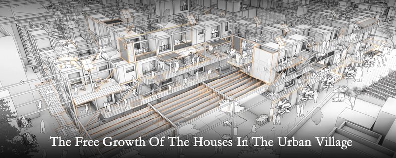 Infinite Dynamic Community: a free-growth housing model where the city and the building evolve together without a fixed endpoint