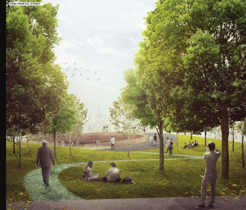 Green Burial Park – A harmonious blend of urban green space and sustainable cemetery design.