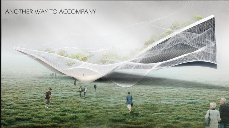 Another Way to Accompany — biophilic cemetery redesign applying circular material principles