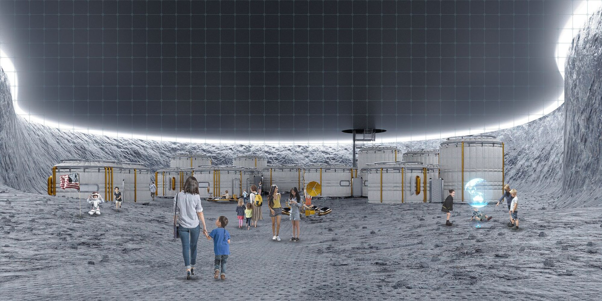 MOONTRIP: A Space Education Center Shaped by Apollo 11's Trajectory