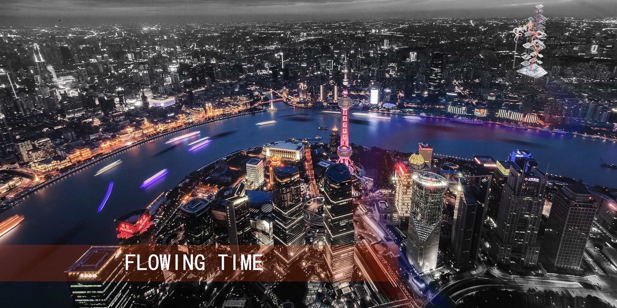 Timeless Architectural Harmony: Flowing Time