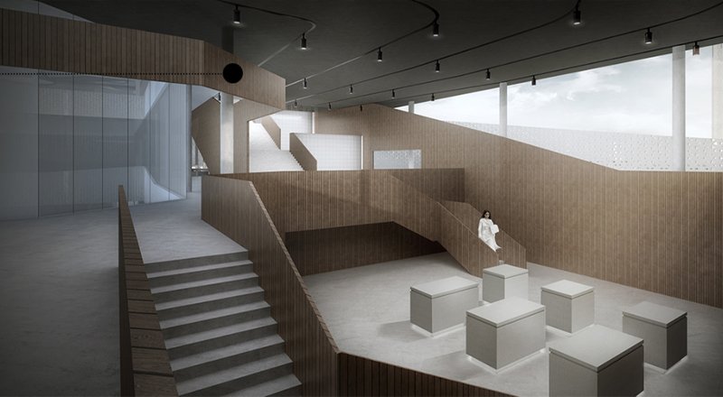 Minimalist Interior Spaces – A serene, contemplative setting fostering remembrance and reflection.