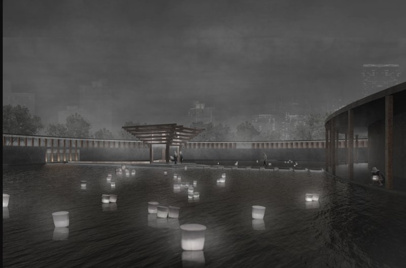 Lanterns of Remembrance – Floating lanterns illuminate the water, symbolizing the eternal presence of cherished memories.