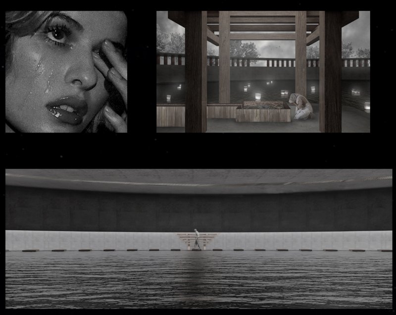 Emotional Reflection – Architecture meets emotion, offering a sacred space for grief, memory, and healing.