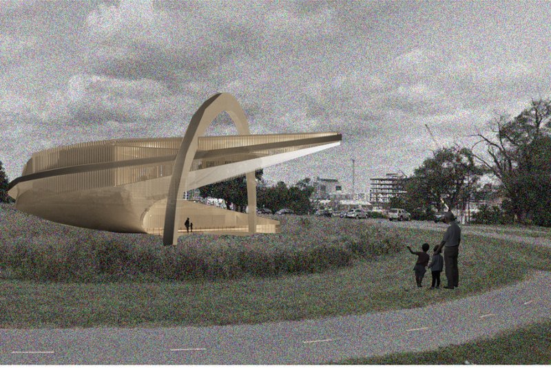 Blending with Nature – The museum's organic form harmonizes with its surroundings, offering an immersive experience.