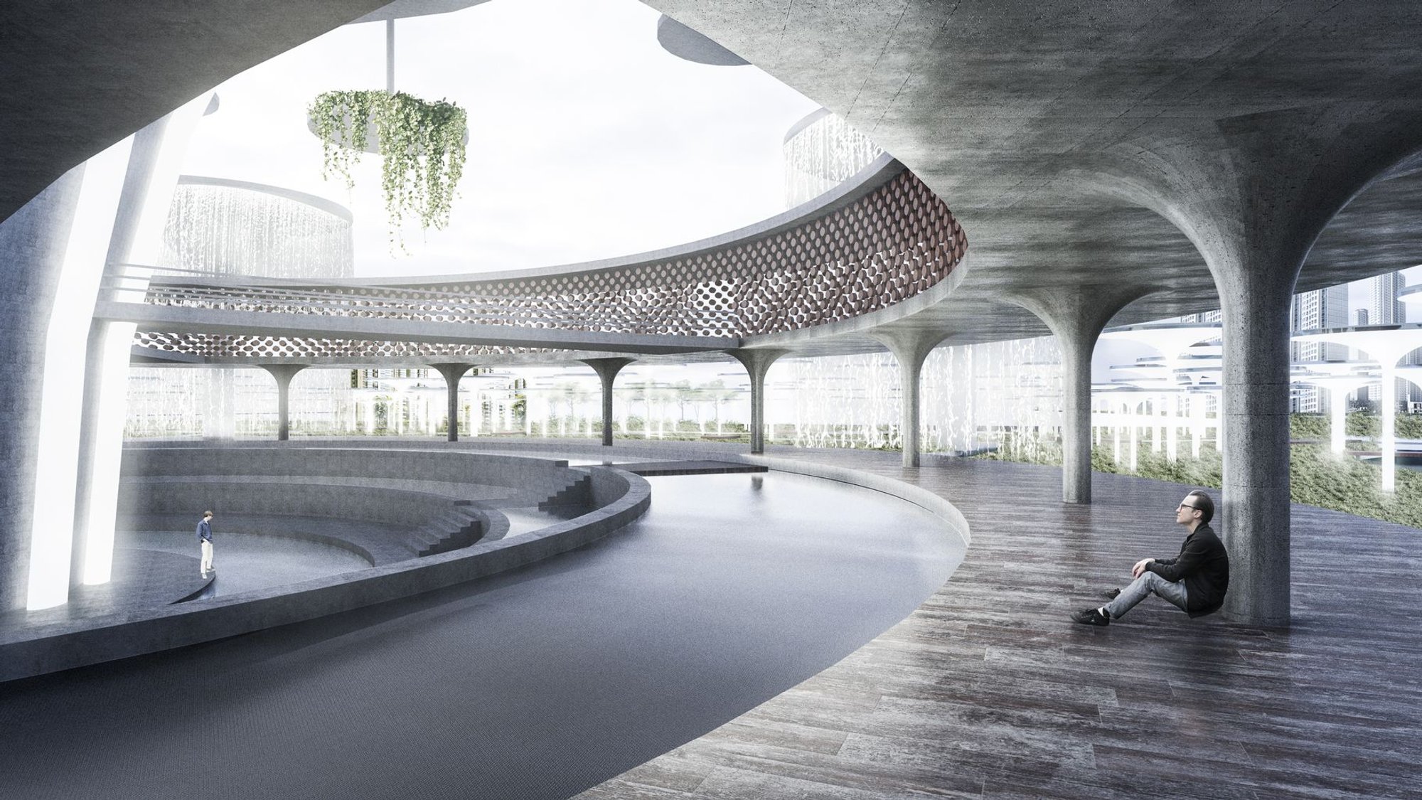 Circle of Life: A Visionary Urban Cemetery Redefining Memorial Architecture
