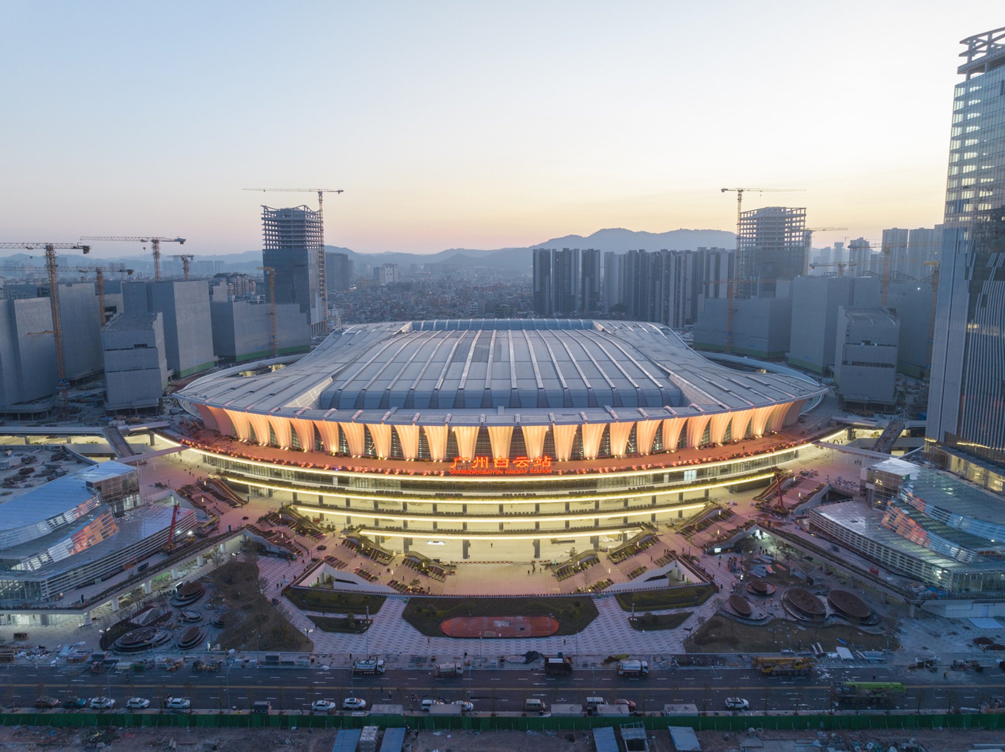 Guangzhou Baiyun Railway Station: A Landmark in Transit-Oriented Development Architecture