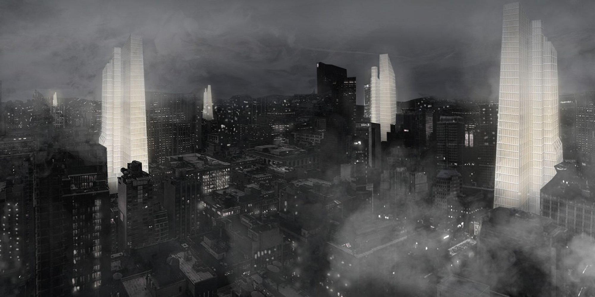 Light House: A Vertical Cemetery That Turns Cremated Remains into Light