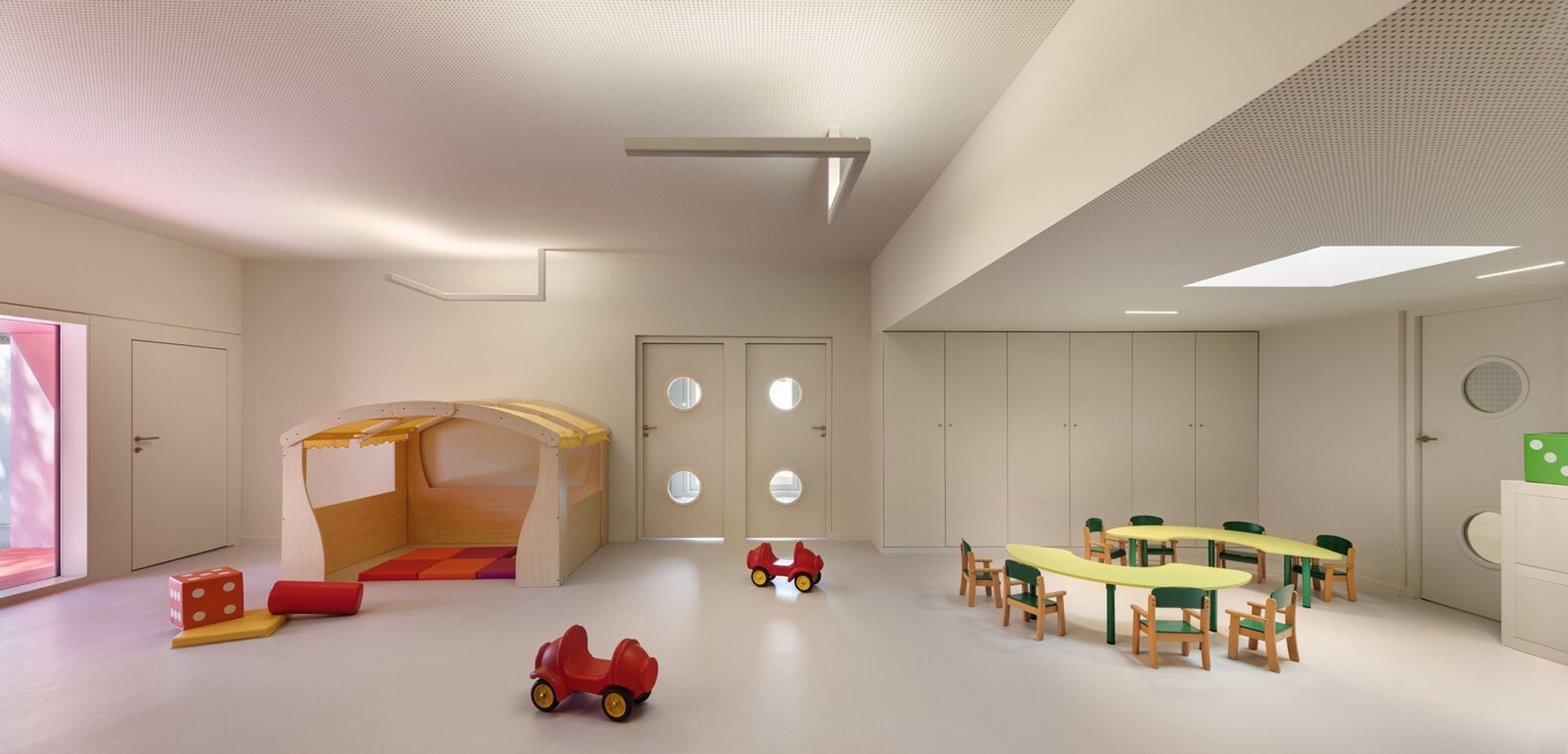 Modern Daycare Architecture in France: A Vibrant Crèche by Dominique Coulon & Associés