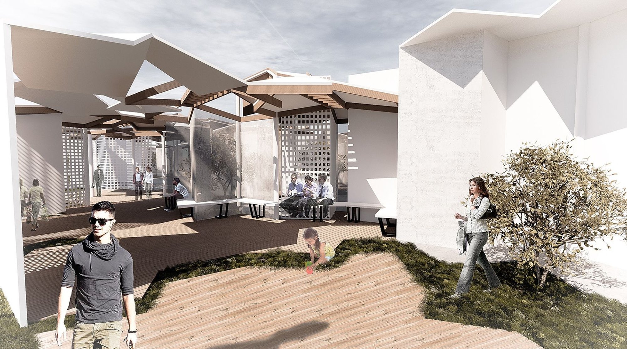 Corner Park: Penrose Tiling as a Framework for Elderly Social Space in Munich