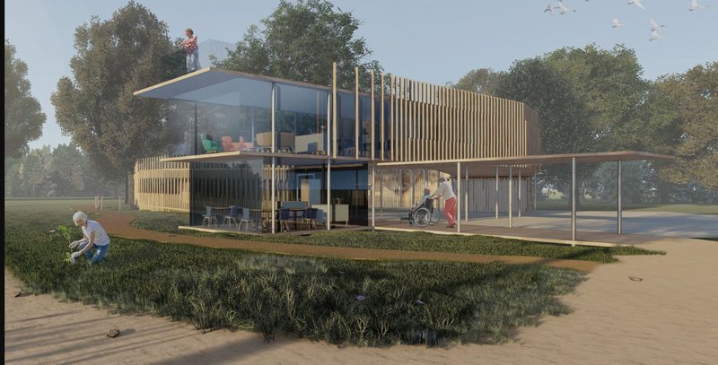 An inclusive, treehouse-inspired pavilion designed for all generations—where accessibility meets interaction.