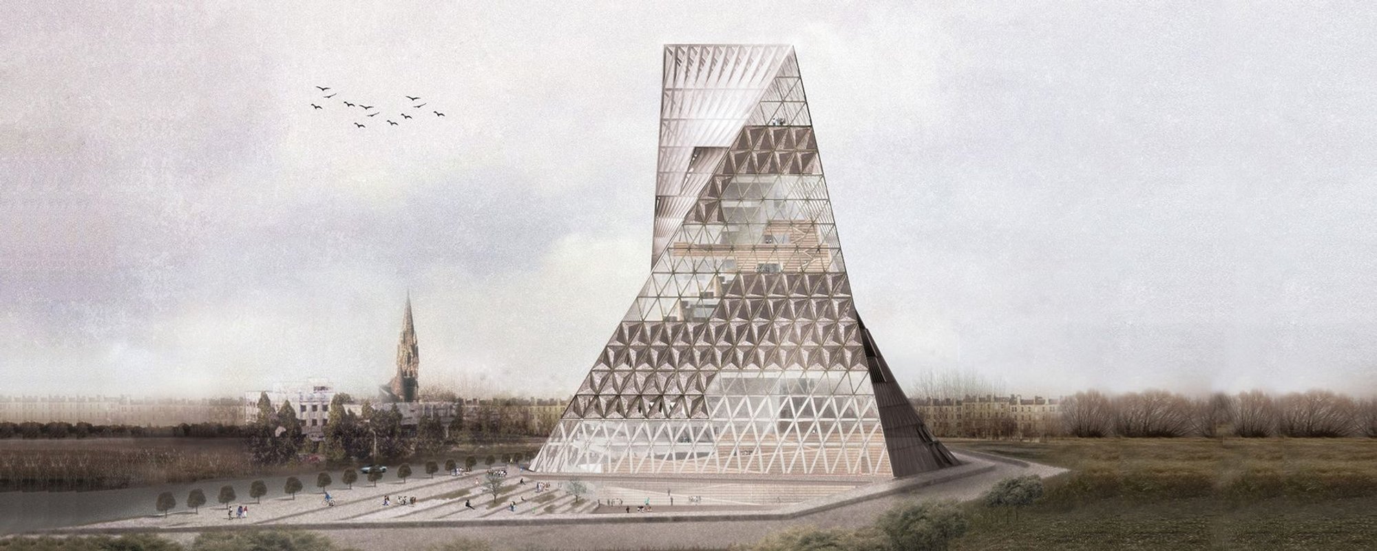 The Book Tower: Redefining Urban Knowledge Spaces through Innovative Architectural Design