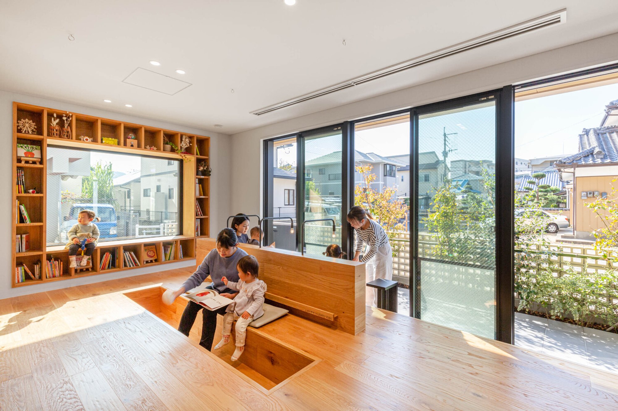 Community-Centered Childcare Architecture: AU Childcare Support by HIBINOSEKKEI + Youji no Shiro