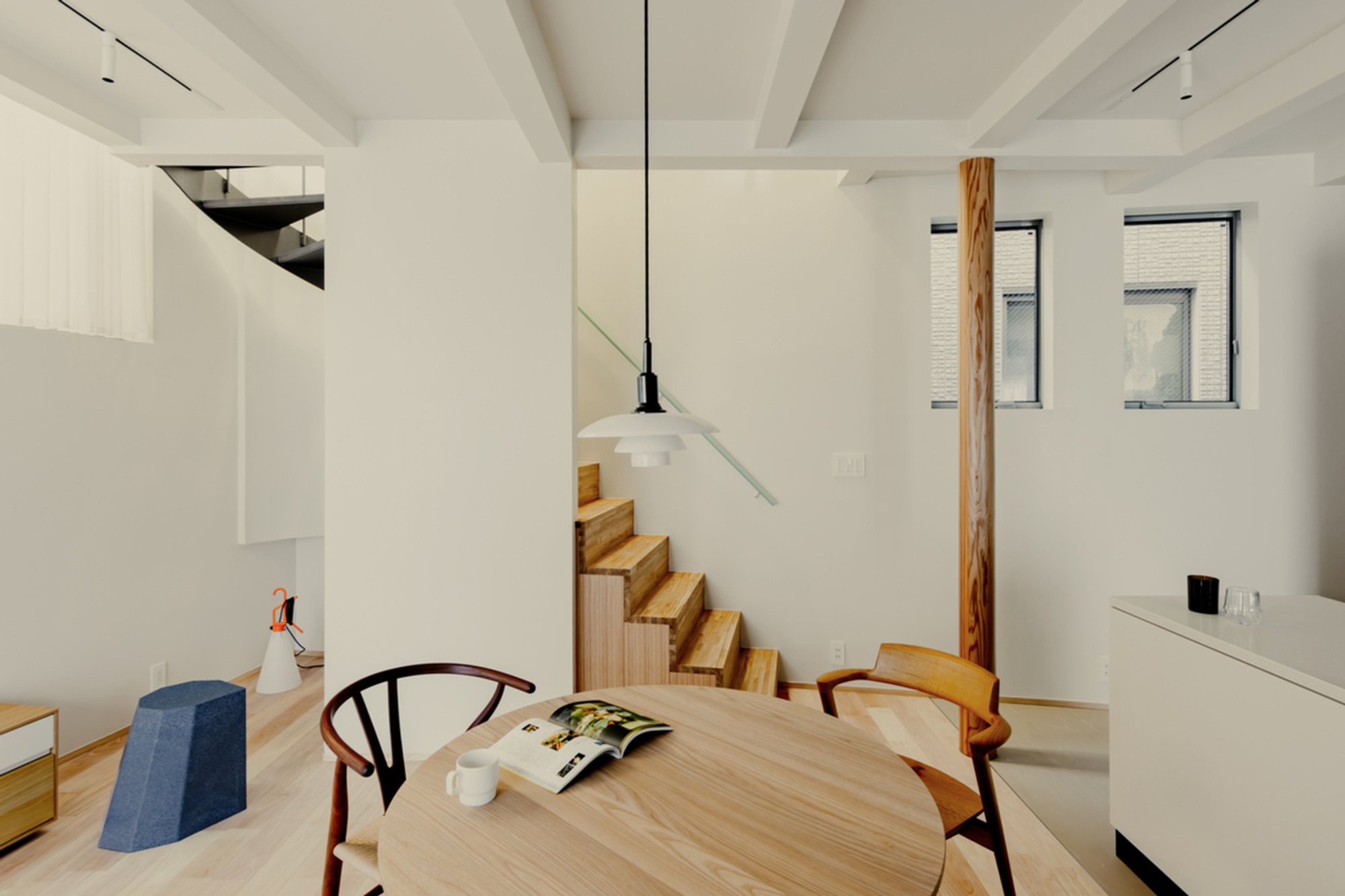 Compact Wooden House Design: Twist House by HAGISO in Tokyo