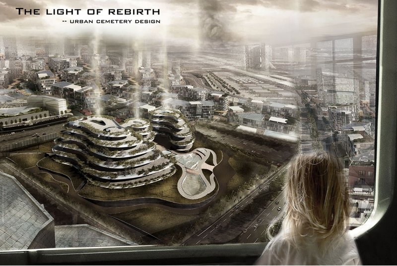 &nbsp;The Light of Rebirth appears as a green oasis in the city, redefining how we perceive and locate cemeteries in urban life.