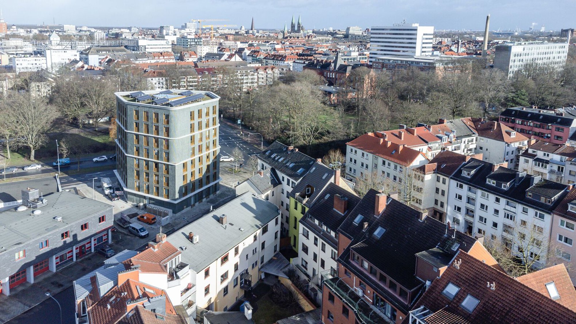 Residential Architecture at Hohentorsplatz by Hild und K