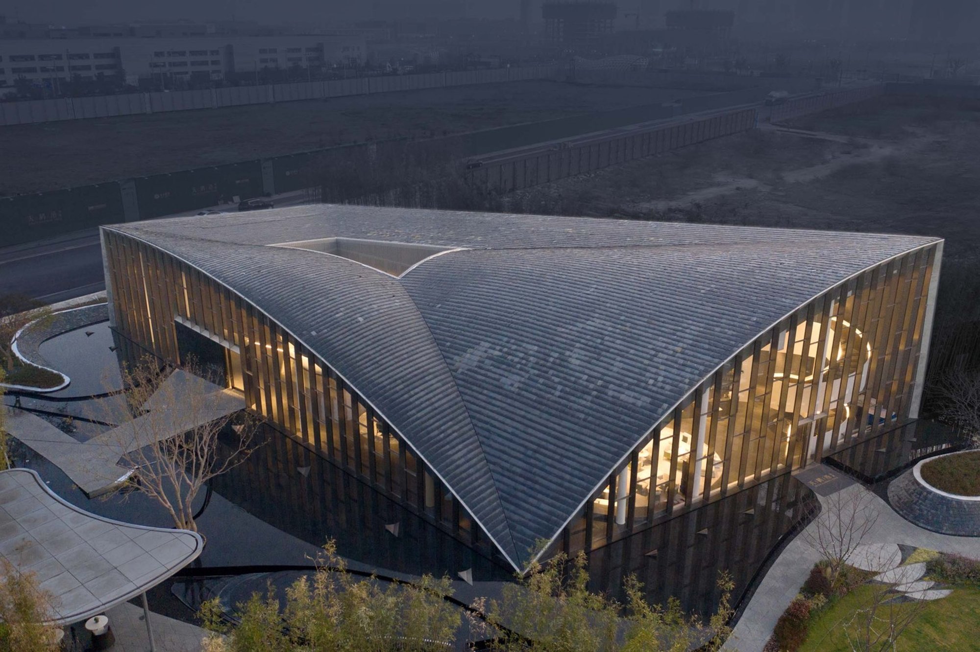 Suzhou Swan Harbor Park by Lacime Architects