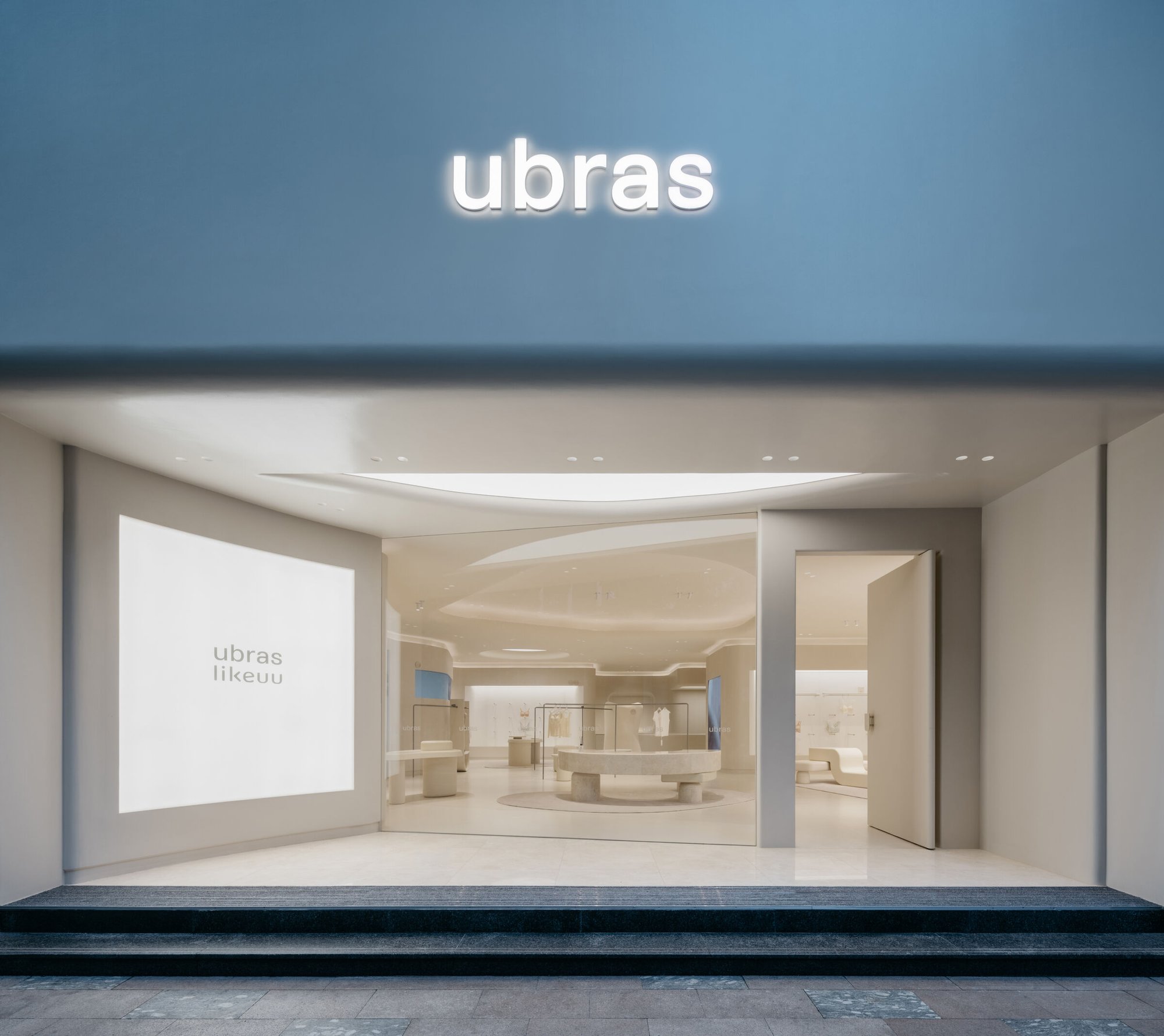 Ubras Concept Store in Shanghai by Sò Studio – Minimalism, Comfort, and Empowerment in Retail Design