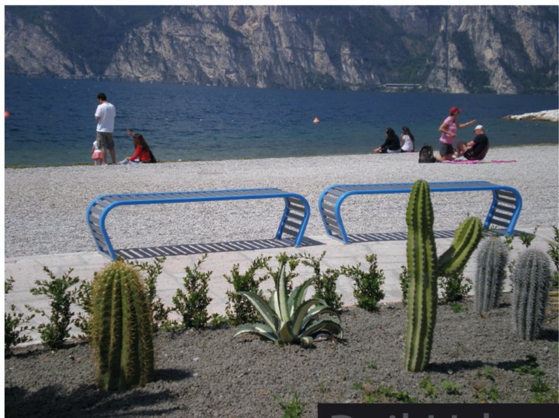 Sustainable seating blending with coastal landscapes.