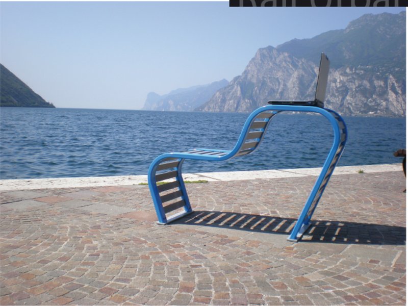 Functional seating designed for digital life outdoors.