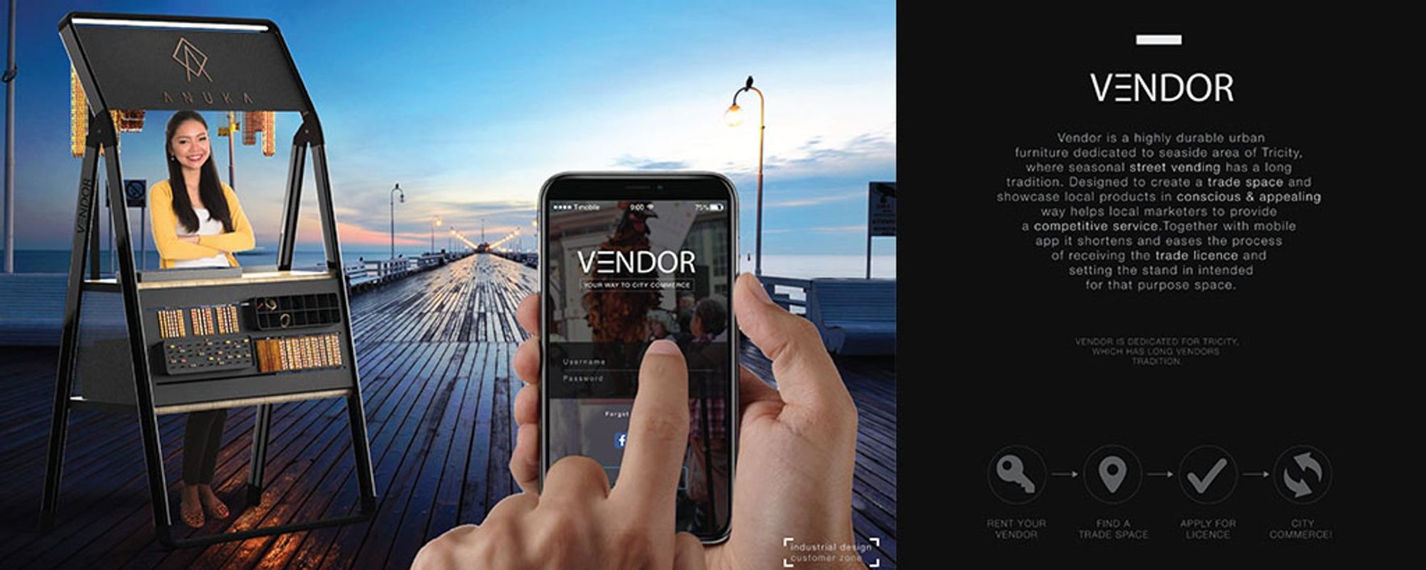 Vendor: Sustainable Urban Furniture for Street Vending