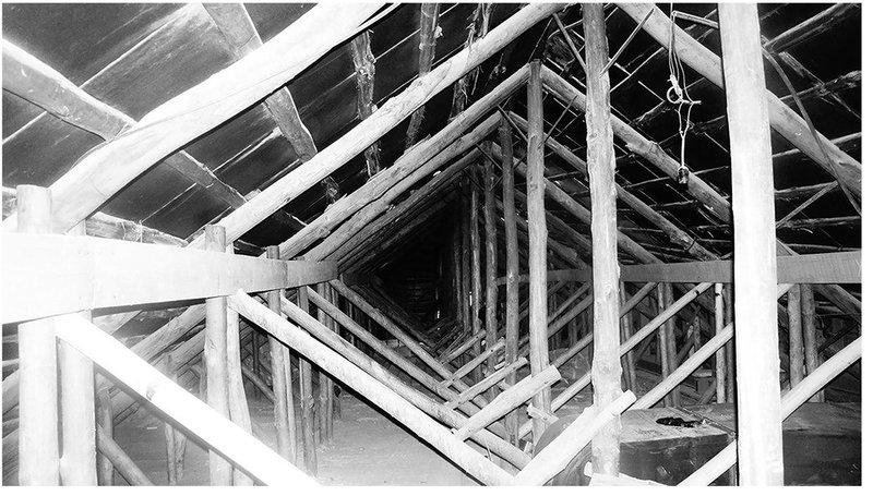 The historic space before renovation, later transformed into a child-centered environment.