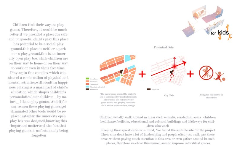 Mapping potential sites and highlighting the need for child-friendly urban playgrounds in dense city fabrics.