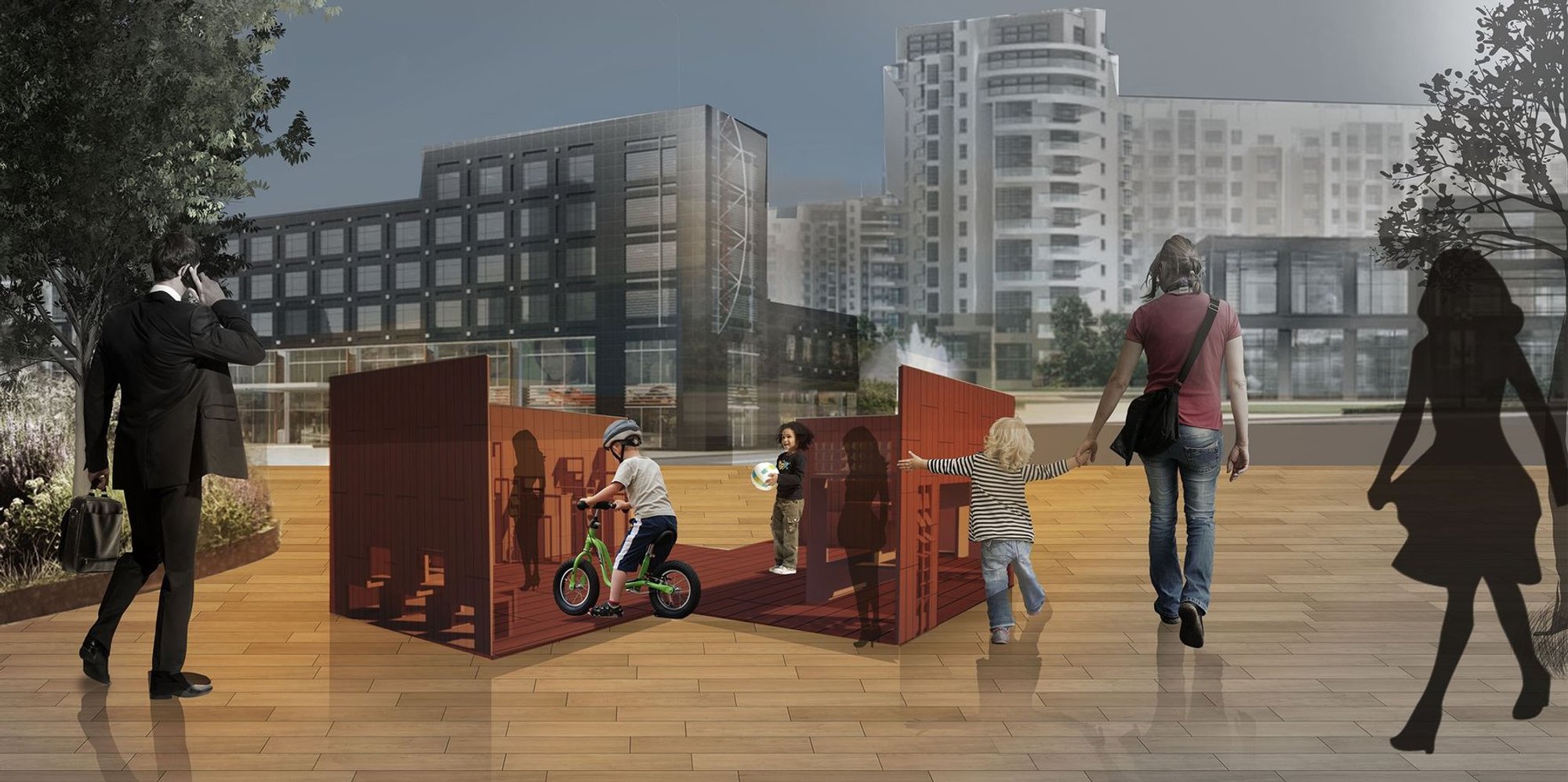 For Kids: Reimagining Interstitial Spaces Through Playful Urban Architecture