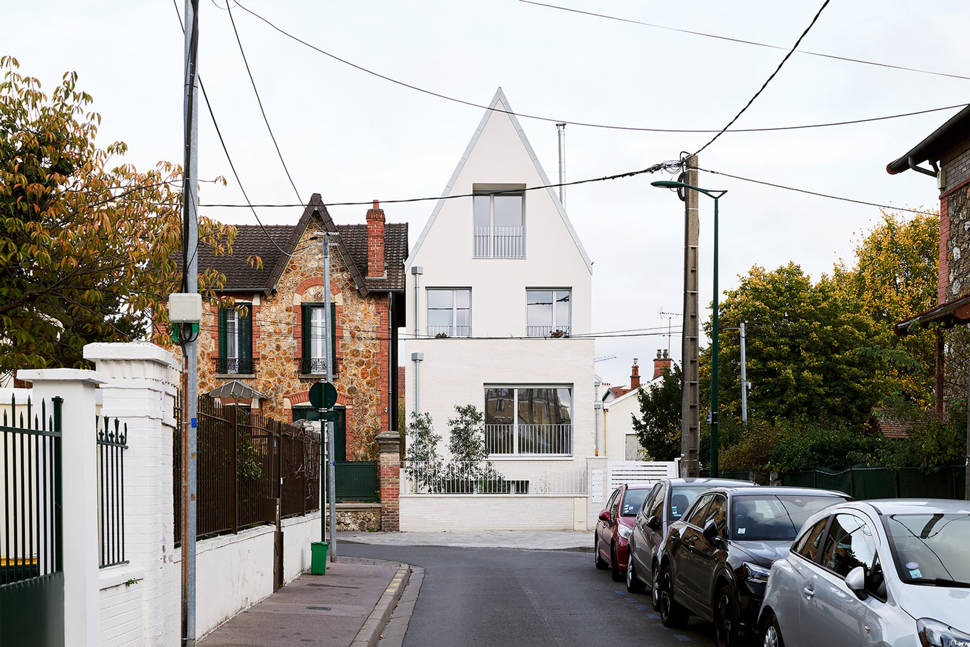 3 Houses in Colombes by NOVO architectures