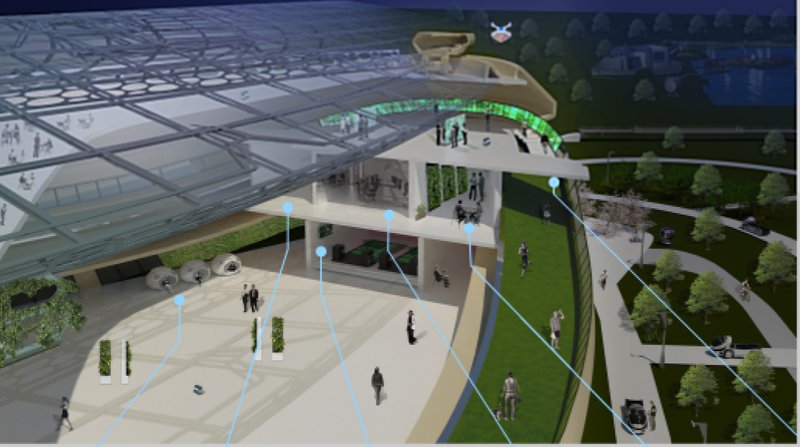 A glimpse into Vi2’s adaptive interiors, blending green design with flexible, human-centered workspaces.