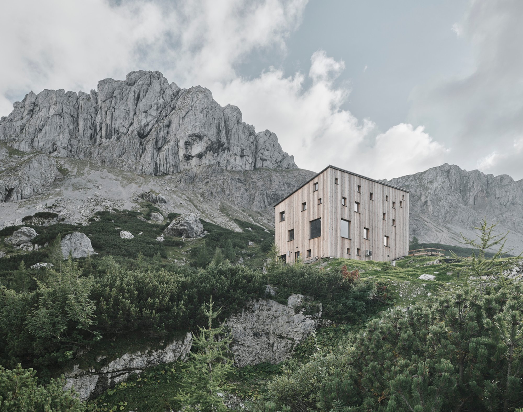 Voisthaler Hut by Dietger Wissounig Architekten
