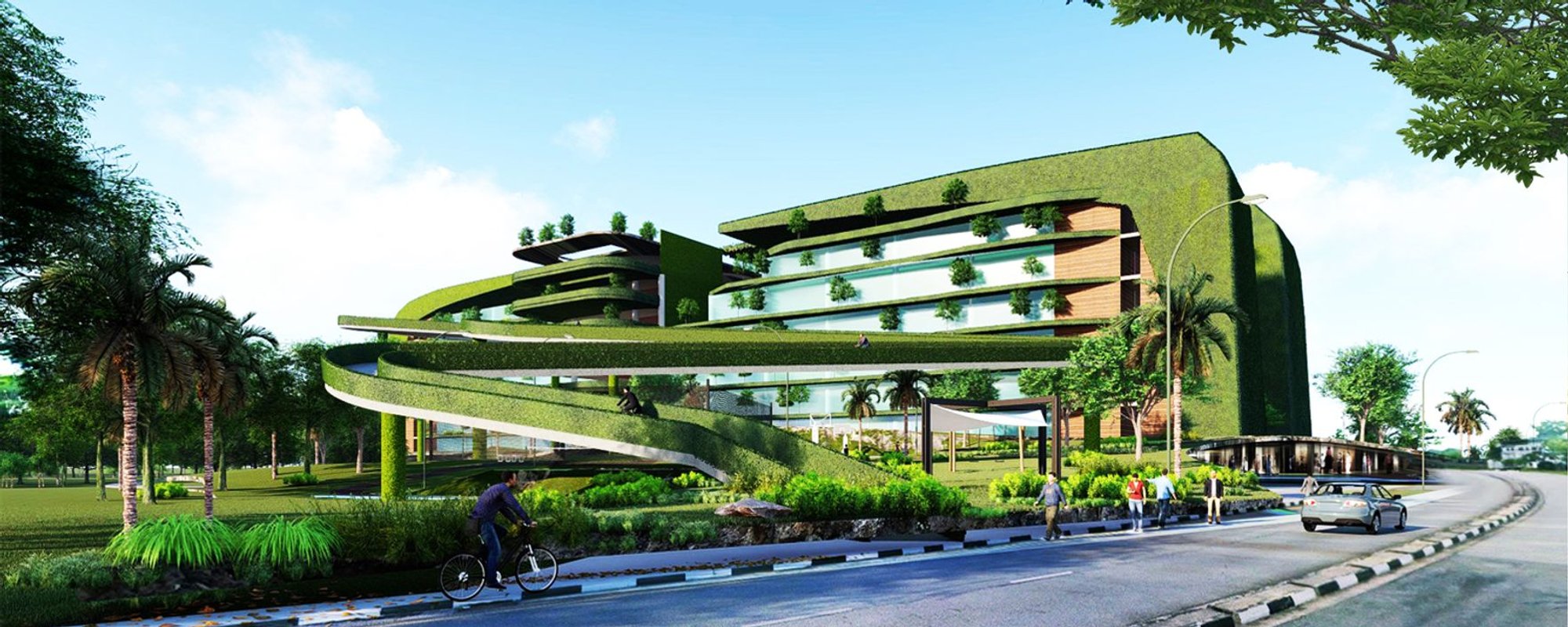 Kampung Senlin: A Vision for Sustainable Office Architecture in Singapore 2040