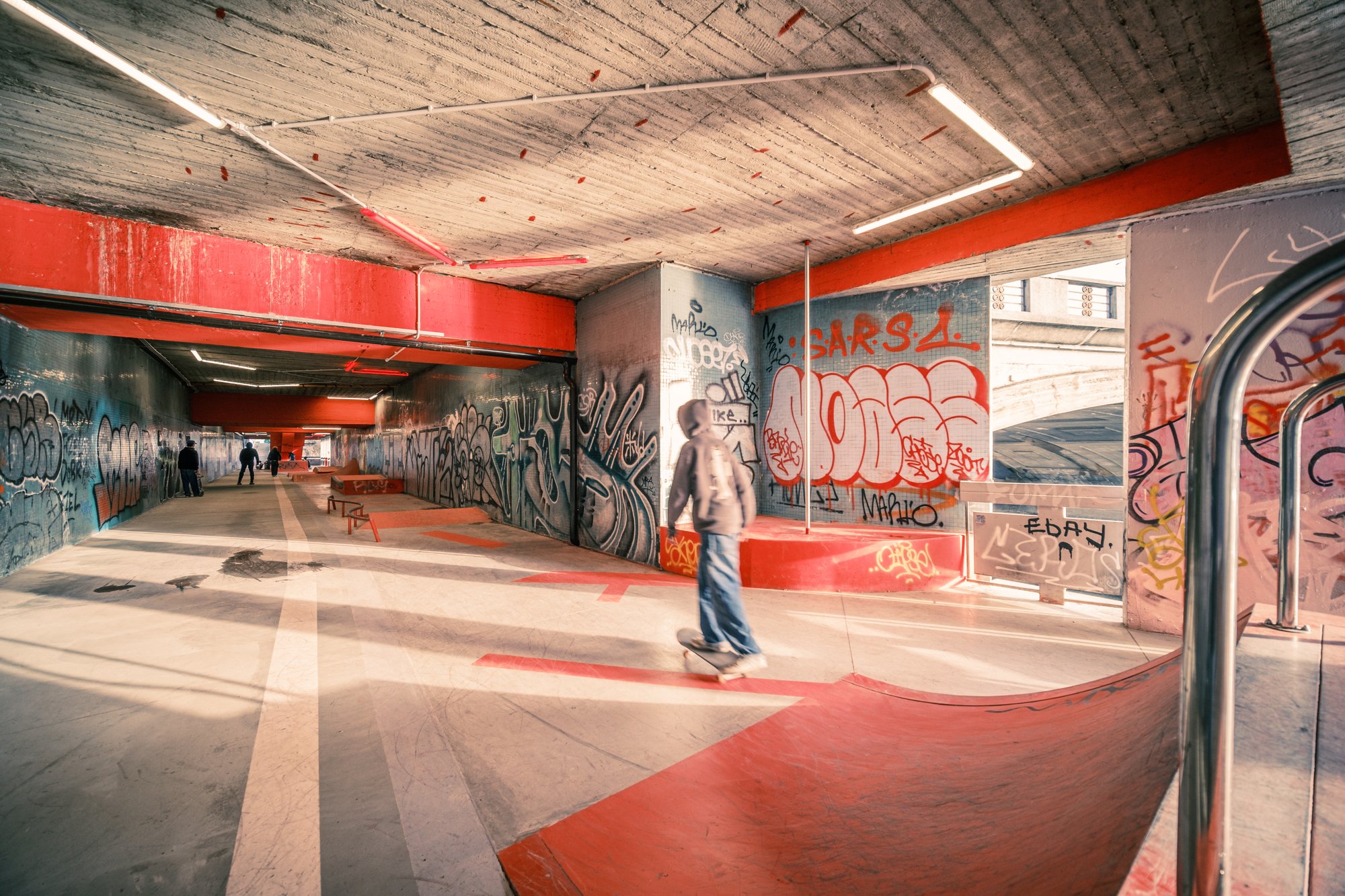 Vltavská Underground by U / U Studio + RE_place – Revitalizing Prague’s Underpass into a Dynamic Skatepark and Urban Hub