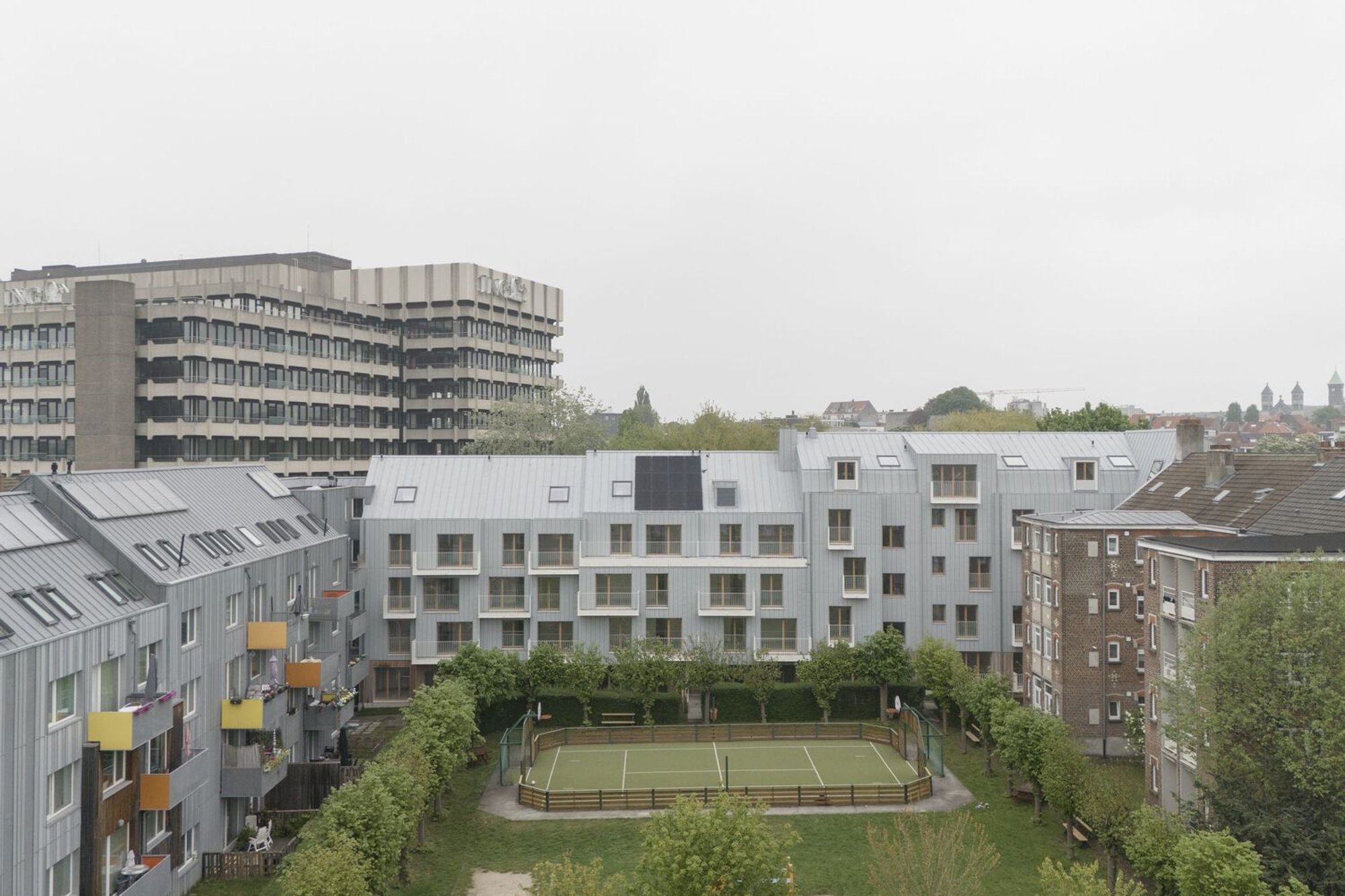 Grande Haie Social Housing by P&P Architectes | Residential Architecture in Etterbeek, Belgium