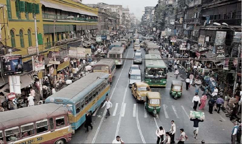 Traffic congestion and unplanned street use calling for smart infrastructure.