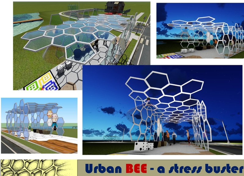 A modular, sustainable structure transforming public space around the clock.