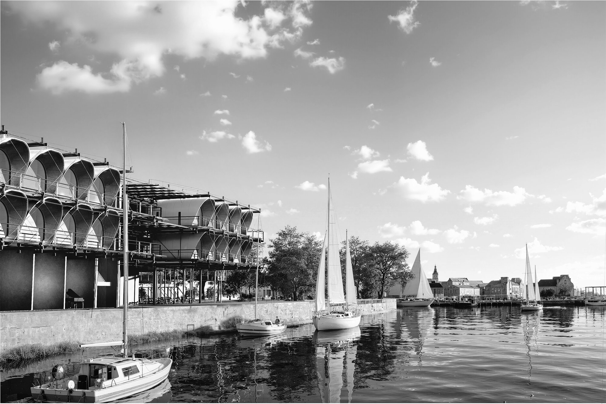 Music School on Jaskółcza Island
