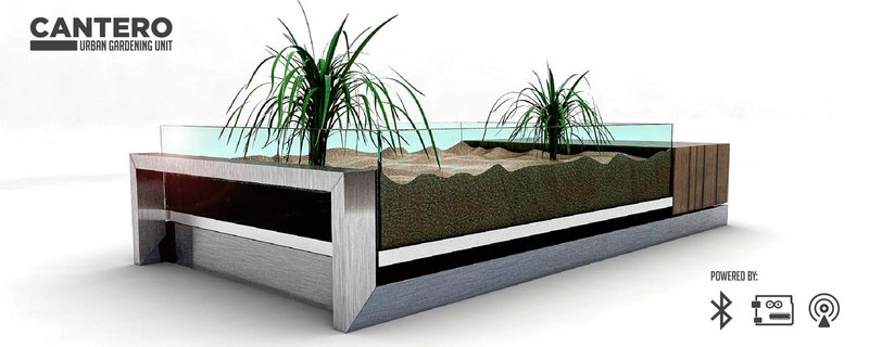 Cantero: a community gardening unit designed for urban density
