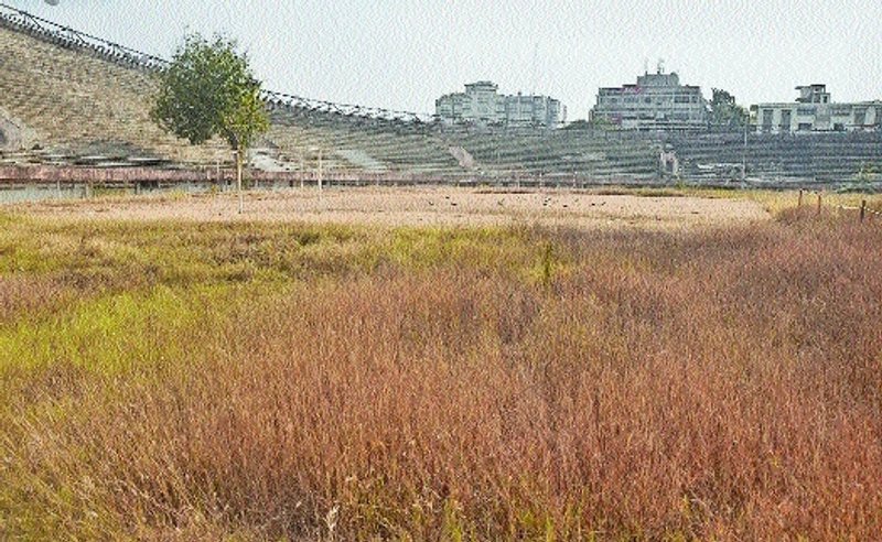 Abandoned Stadium (Source: The Hitvada)