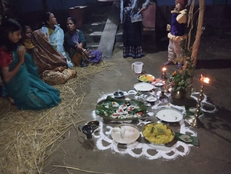 Bastu Puja (Puja of Homestead)