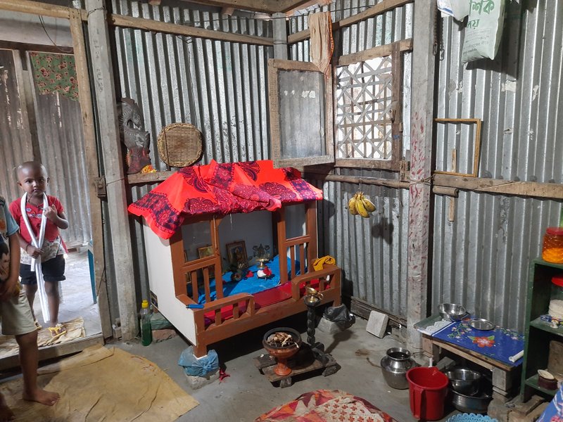 Worshipping place inside the house