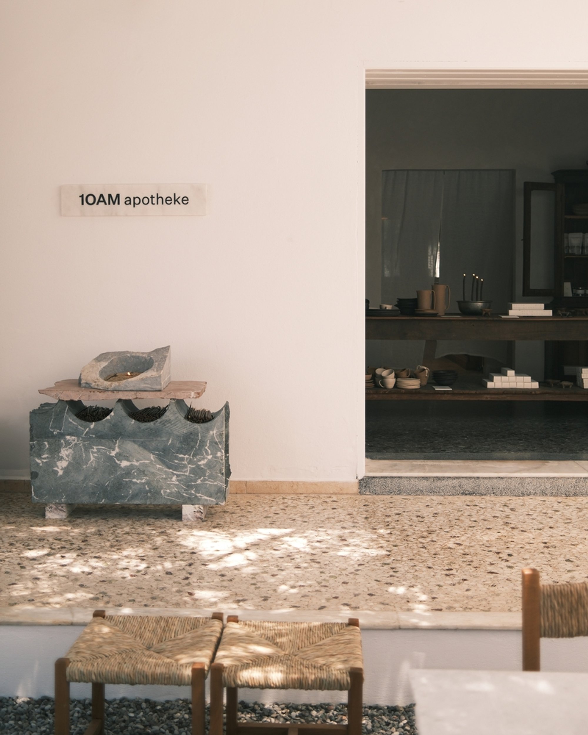 Concept Store & Bar 1OAM Apotheke by Studio Andrew Trotter + Eva Papadaki