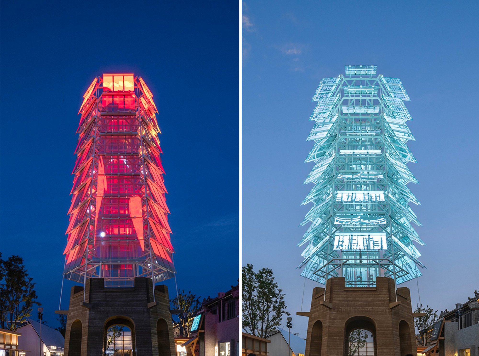 The Southeast of Datong Ancient City Silk Road Tower: A Cultural Landmark by XJ Design Agency